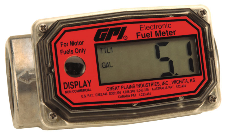 Aluminium turbine flow meter